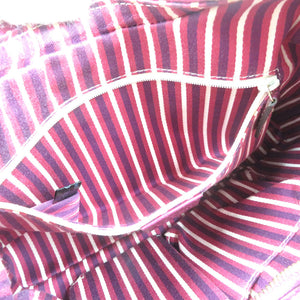 美品 グッチ インターロッキング 182489 GGキャンバス レザー ベージュ ピンク ショルダーバッグ 1492【中古】GUCCI