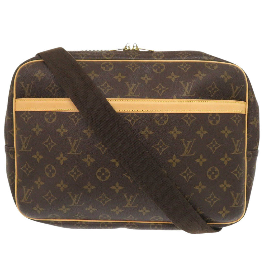 美品 ルイ ヴィトン リポーターGM モノグラム M45252 ブラウン ショルダーバッグ LV 1501【中古】LOUIS VUITTON