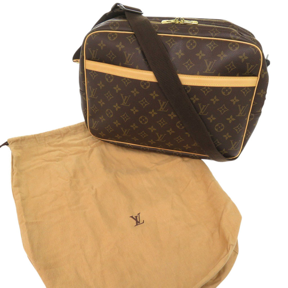 美品 ルイ ヴィトン リポーターGM モノグラム M45252 ブラウン ショルダーバッグ LV 1501【中古】LOUIS VUITTON