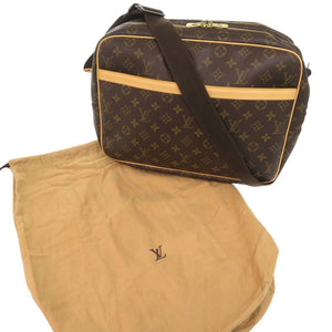 美品 ルイ ヴィトン リポーターGM モノグラム M45252 ブラウン ショルダーバッグ LV 1501【中古】LOUIS VUITTON