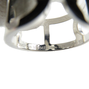 新品同様 エルメス エヴァー シェーヌ ダンクル リング 15号 シルバー925 指輪 リング 1505【中古】HERMES