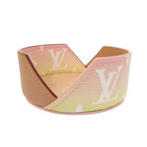 新品同様 ルイ ヴィトン コースター 6枚セット モノグラム GI0617 レザー/プレキシガラス ピンク LV 1537【中古】LOUIS VUITTON