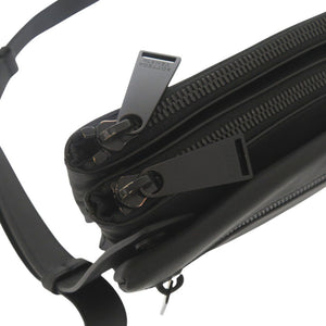 美品 ボッテガヴェネタ レザー ブラック ショルダーバッグ 黒 1543【中古】BOTTEGAVENETA