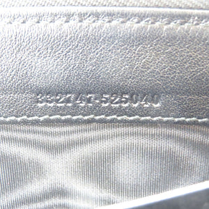 新品同様 グッチ 332747 グチシマ レザー ゴールド金具 ブラック L字ファスナー 長財布 1580【中古】GUCCI