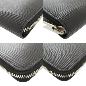 新品同様 ルイ ヴィトン ジッピーウォレット エピ ノワール M68755 ラウンドファスナー 長財布 黒 LV 1619【中古】LOUIS VUITTON メンズ