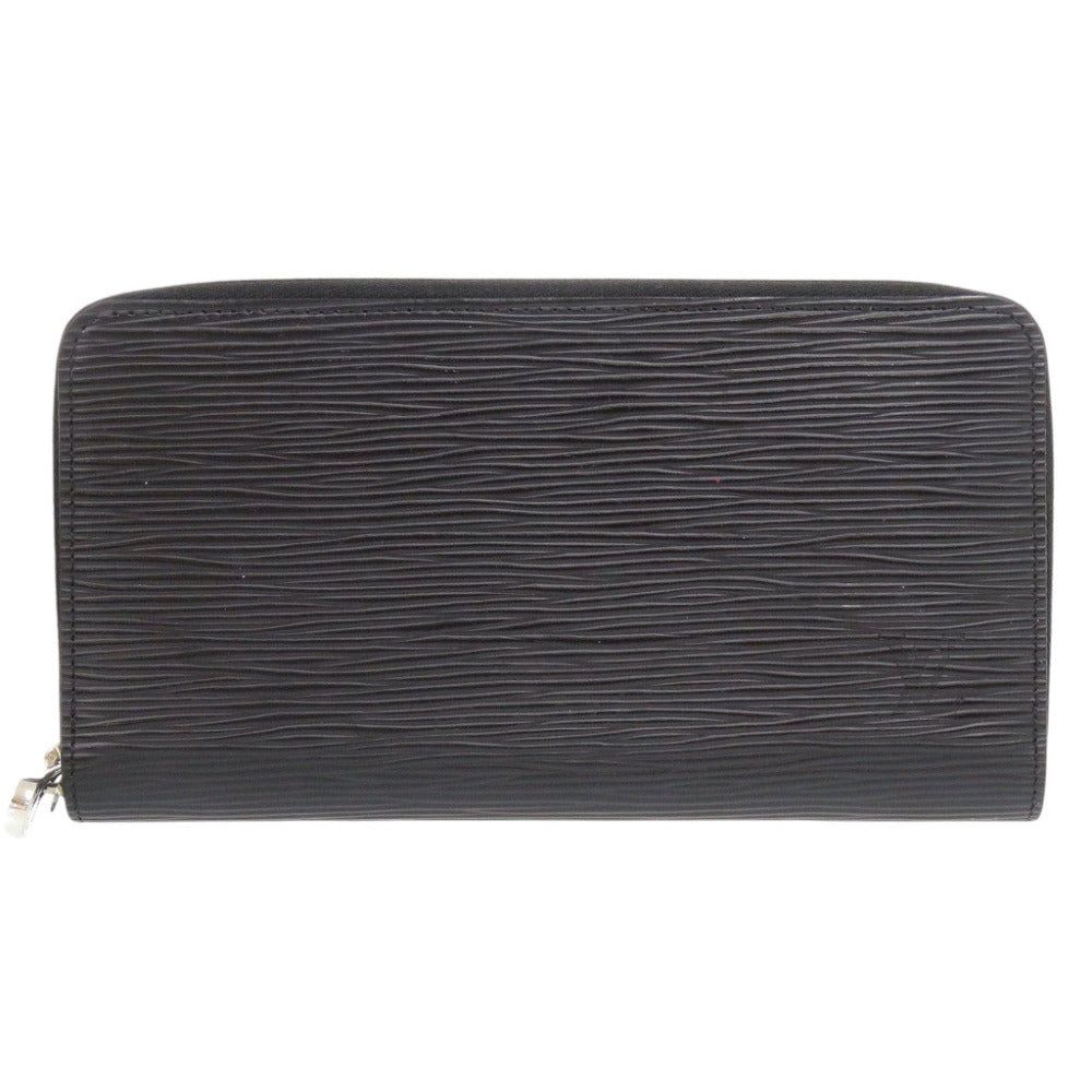 新品同様 ルイ ヴィトン ジッピーウォレット エピ ノワール M68755 ラウンドファスナー 長財布 黒 LV 1619【中古】LOUIS VUITTON メンズ