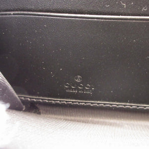 新品同様 グッチ 625558 ダブルG GGエンボス ブラック 黒 ラウンドファスナー長財布 財布 1632【中古】GUCCI