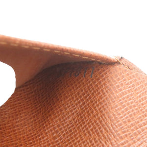 ベタ無し 美品 ルイ ヴィトン ポルトトレゾール エテュイ パピエ モノグラム M61202 ブラウン 三つ折り財布 LV 1637【中古】LOUIS VUITTON