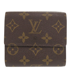 ベタなし ルイ ヴィトン ポルトモネ ビエ カルトクレディ モノグラム M61652 ブラウン 三つ折り財布 LV 1649【中古】LOUIS VUITTON