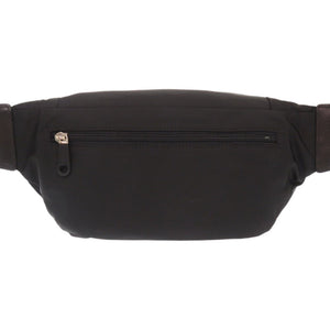 美品 バーバリー ナイロン ブラック ボディバッグ ウエストバッグ 黒 1677【中古】BURBERRY