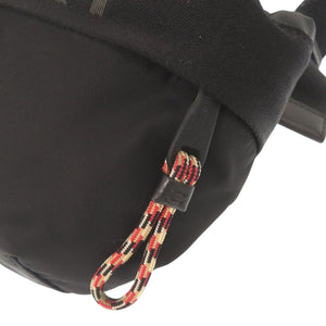 美品 バーバリー ナイロン ブラック ボディバッグ ウエストバッグ 黒 1677【中古】BURBERRY