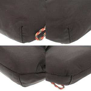 美品 バーバリー ナイロン ブラック ボディバッグ ウエストバッグ 黒 1677【中古】BURBERRY