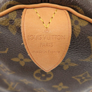 美品 ルイ ヴィトン スピーディ30 モノグラム M41526 ブラウン ハンドバッグ LV 1697【中古】LOUIS VUITTON