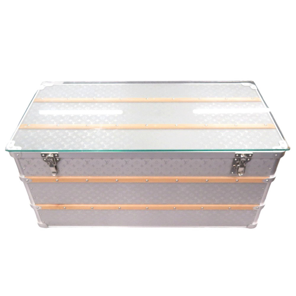 未使用 ルイ ヴィトン クーリエ ロジン110 モノグラム アルミニウム シルバー M10072 トランク LV 1710 【中古】 LOUIS VUITTON