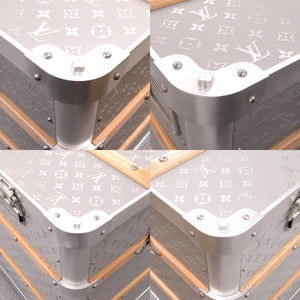 未使用 ルイ ヴィトン クーリエ ロジン110 モノグラム アルミニウム シルバー M10072 トランク LV 1710 【中古】 LOUIS VUITTON