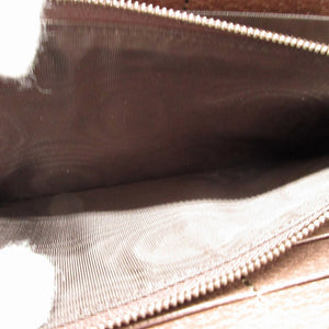 未使用 グッチ ダイアナ 658634 バンブー GGスプリーム レザー ベージュ ブラウン 茶 ラウンドファスナー長財布 財布 1712【中古】GUCCI