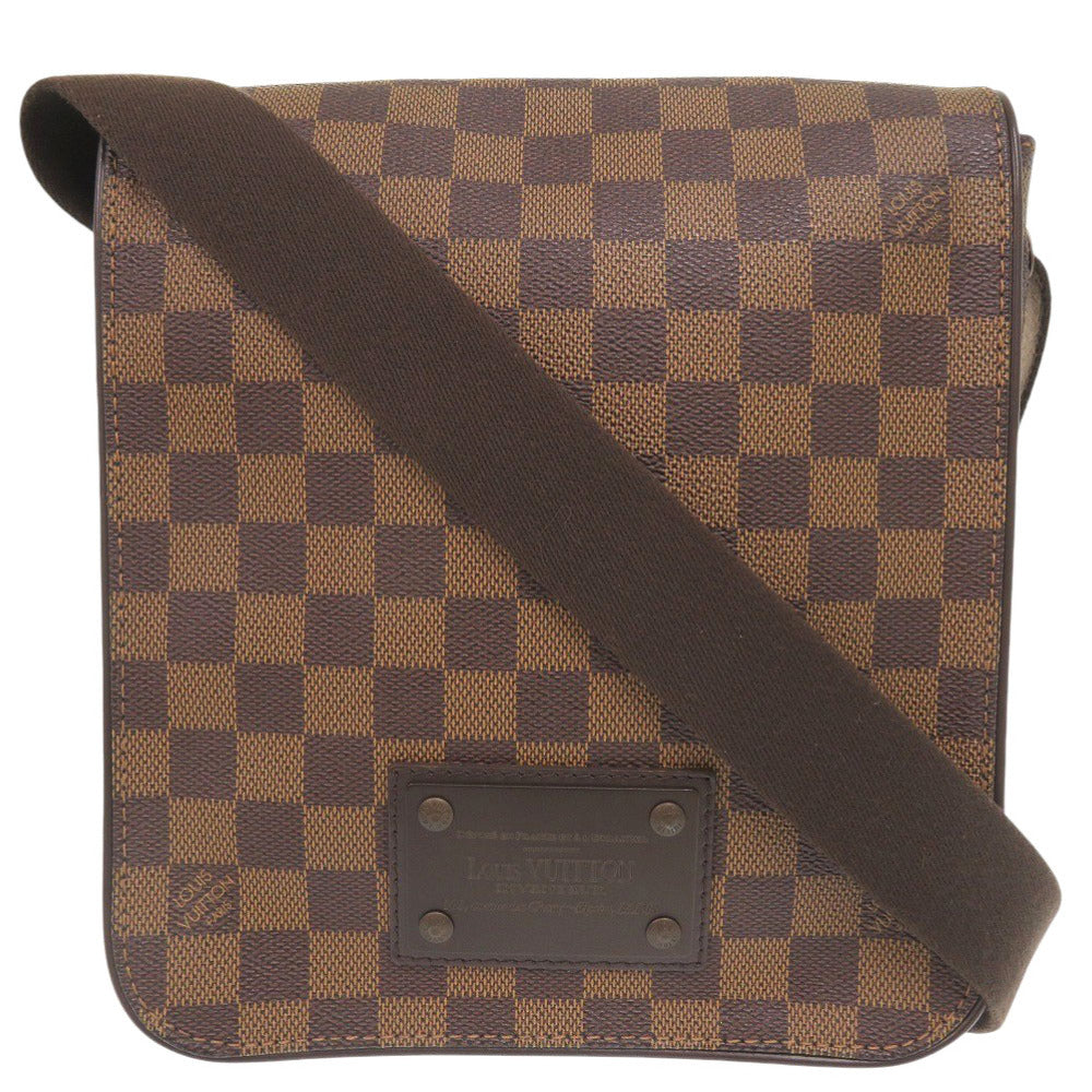 美品 ルイ ヴィトン ブルックリンPM  ダミエ N51210 エベヌ ショルダーバッグ LV 1719【中古】LOUIS VUITTON