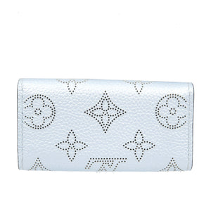 美品 ルイ ヴィトン ミュルティクレ4 モノグラム マヒナ ブルー M81706 4連キーケース 1721 【中古】 LOUIS VUITTON