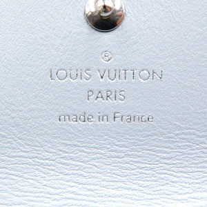 美品 ルイ ヴィトン ミュルティクレ4 モノグラム マヒナ ブルー M81706 4連キーケース 1721 【中古】 LOUIS VUITTON