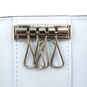 美品 ルイ ヴィトン ミュルティクレ4 モノグラム マヒナ ブルー M81706 4連キーケース 1721 【中古】 LOUIS VUITTON