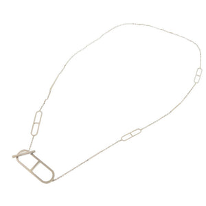 美品 エルメス エヴァー シェーヌ ダンクル ロング シルバー925 シルバー ネックレス 1760【中古】HERMES