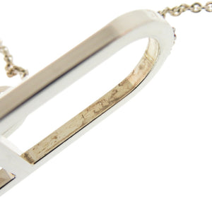 美品 エルメス エヴァー シェーヌ ダンクル ロング シルバー925 シルバー ネックレス 1760【中古】HERMES