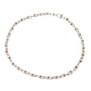 美品 ティファニー ハードウェア スモールリンク シルバー925 ネックレス 1762【中古】TIFFANY&Co.