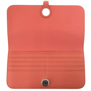 新品同様 エルメス ドゴンGM トゴ クレヴェット シルバー金具 □R刻印 長財布 1765【中古】HERMES