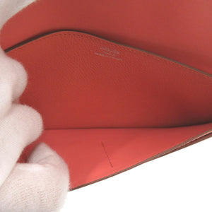 新品同様 エルメス ドゴンGM トゴ クレヴェット シルバー金具 □R刻印 長財布 1765【中古】HERMES