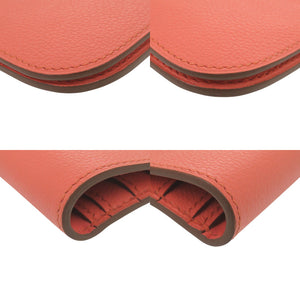 新品同様 エルメス ドゴンGM トゴ クレヴェット シルバー金具 □R刻印 長財布 1765【中古】HERMES