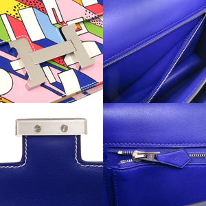 新品同様 エルメス コンスタンス 24 オン ア サマーデイ ヴォースイフト マルチカラー シルバー金具 A刻印(2017年製) ショルダーバッグ 1784 【中古】 HERMES コンスタンス24