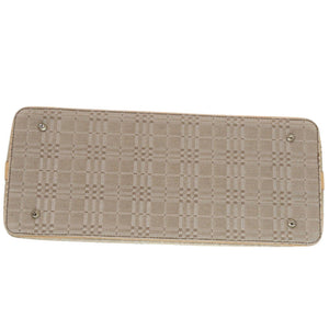 新品同様 バーバリー ハンドバッグ キャンバス ベージュ ハンドバッグ 1791【中古】BURBERRY