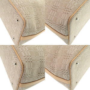 新品同様 バーバリー ハンドバッグ キャンバス ベージュ ハンドバッグ 1791【中古】BURBERRY