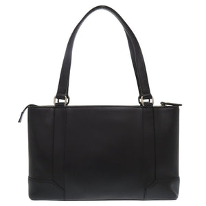 美品 バーバリー ノバチェック レザー ブラック ハンドバッグ 黒 1798【中古】BURBERRY