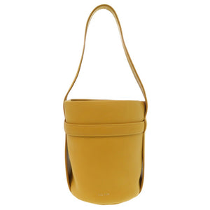 新品同様 ザ ロウ レオ ミニ スウェード イエロー ショルダーバッグ 1809【中古】THE ROW