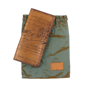 新品同様 ベルルッティ レザー ブラウン 札入れ 長財布 1831【中古】Berluti