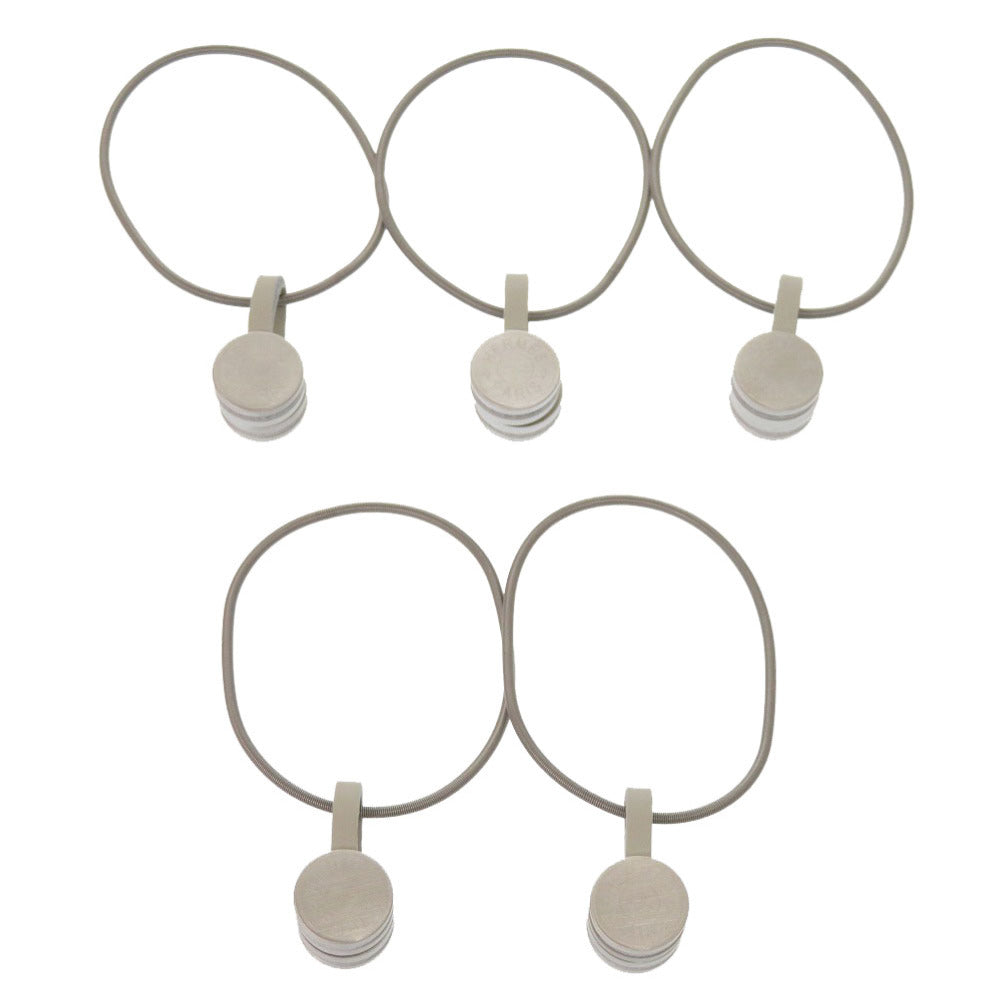 美品 エルメス ハンキングセット セリエ スカーフホルダー FIXATION CARRE BOITIER シルバー マグネット式 真鍮 1832 【中古】 HERMES