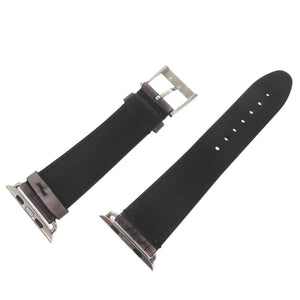 美品 ベルルッティ AppleWatch アップルウォッチ 44対応 カリグラフィ レザーベルト 替えベルト 腕時計 レザー グレー 1843【中古】BERLUTI