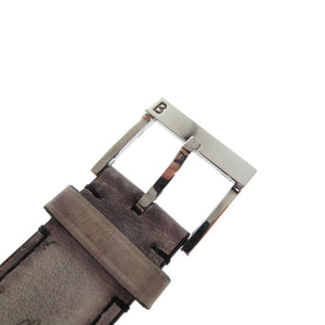 美品 ベルルッティ AppleWatch アップルウォッチ 44対応 カリグラフィ レザーベルト 替えベルト 腕時計 レザー グレー 1843【中古】BERLUTI