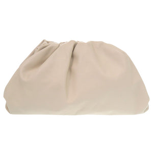 美品 ボッテガヴェネタ THE POUCH ザ ポーチ B08488733Z カーフレザー ベージュ クラッチバッグ 1845【中古】BOTTEGAVENETA
