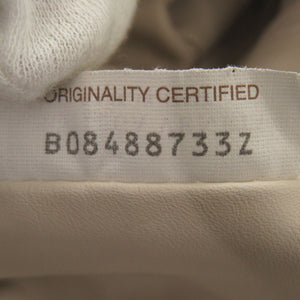 美品 ボッテガヴェネタ THE POUCH ザ ポーチ B08488733Z カーフレザー ベージュ クラッチバッグ 1845【中古】BOTTEGAVENETA