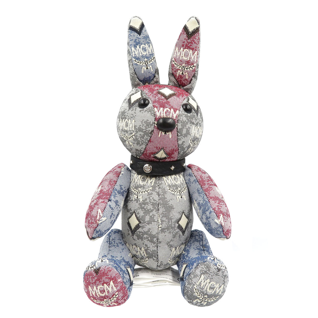 美品 MCM ウサギ ポリアミド コットン ポリエステル マルチカラー ぬいぐるみ 1883【中古】MCM