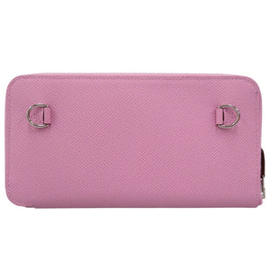 新品同様 エルメス ヌーヴォー トゥー ゴー ジップ ショルダーウォレット 長財布 B刻印 モーヴシルベストル ライム キュイーブル  長財布 ヴォーエプソン ヴォースイフト【中古】HERMES