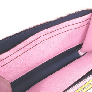 新品同様 エルメス ヌーヴォー トゥー ゴー ジップ ショルダーウォレット 長財布 B刻印 モーヴシルベストル ライム キュイーブル  長財布 ヴォーエプソン ヴォースイフト【中古】HERMES