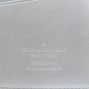 新品同様 ルイヴィトン ポルトフォイユ ブラザ ヒンジ M67449 モノグラム ソーラー レイ キャンバス ブラウン ブラック オレンジ 長財布 1906【中古】LOUIS VUITTON