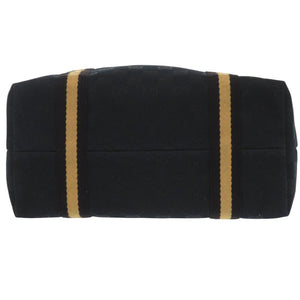 美品 グッチ GG ロゴ シェリー 137396 キャンバス ブラック トートバッグ 黒 1913【中古】GUCCI