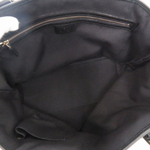 美品 グッチ GG ロゴ シェリー 137396 キャンバス ブラック トートバッグ 黒 1913【中古】GUCCI