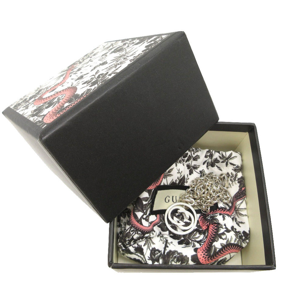 美品 グッチ インターロッキングG ネックレス シルバー925 シルバー 1937【中古】GUCCI