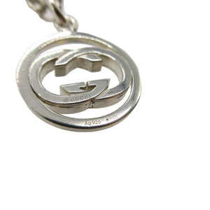 美品 グッチ インターロッキングG ネックレス シルバー925 シルバー 1937【中古】GUCCI