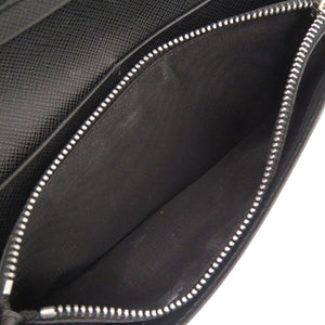 美品 プラダ サフィアーノレザー ブラック 2MV836 長財布 黒 1952 【中古】 PRADA